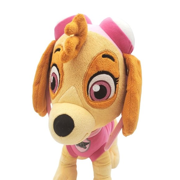 Nickelodeon Paw Patrol Plush Skye Girls Dog Large Cuddle Sky Pink Toy 16” EUC - Picture 2 of 8
